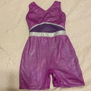 Children’s gymnastics leotard.